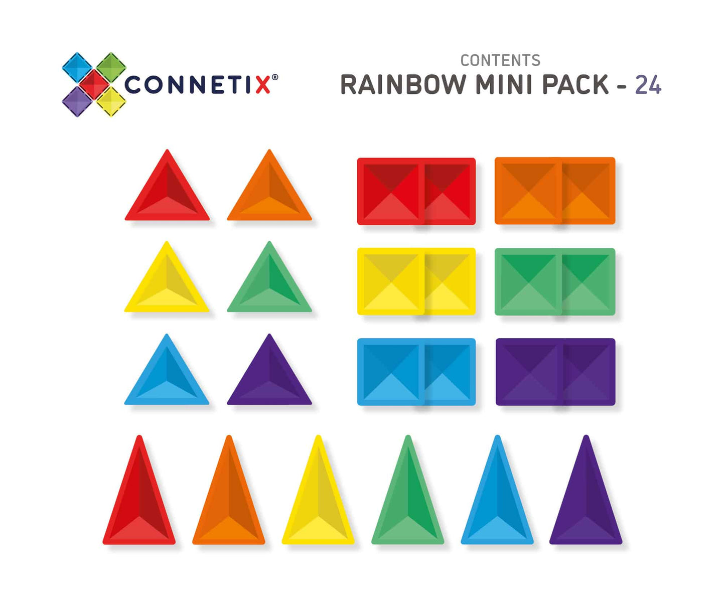 
                  
                    Rainbow Connetix Tiles - 24 Piece MINI Set
                  
                