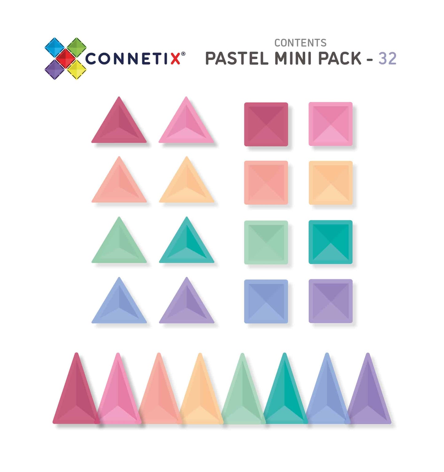 
                  
                    Pastel Connetix Tiles - 32 Piece MINI Set
                  
                