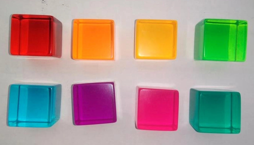 
                  
                    Papoose Bright Lucite Cubes 40pcs
                  
                