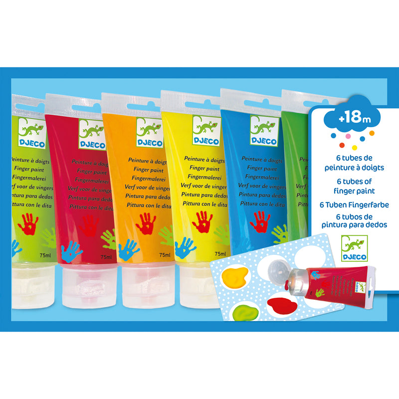 Finger Paint Tubes