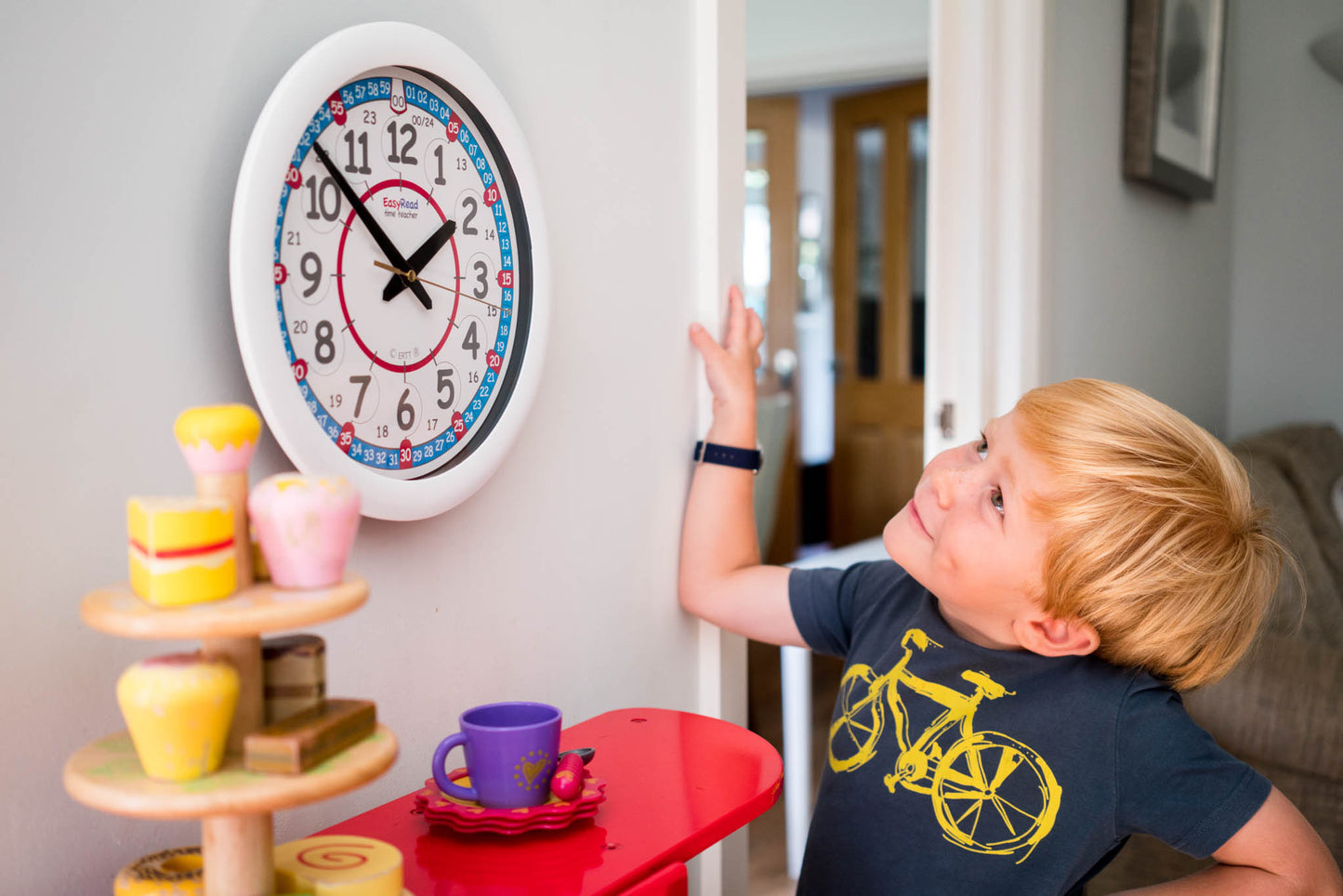 
                  
                    29cm Wall Clock - EasyRead Time Teacher Clock
                  
                