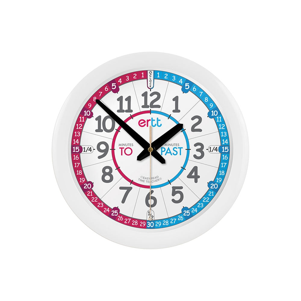 
                  
                    29cm Wall Clock - EasyRead Time Teacher Clock
                  
                