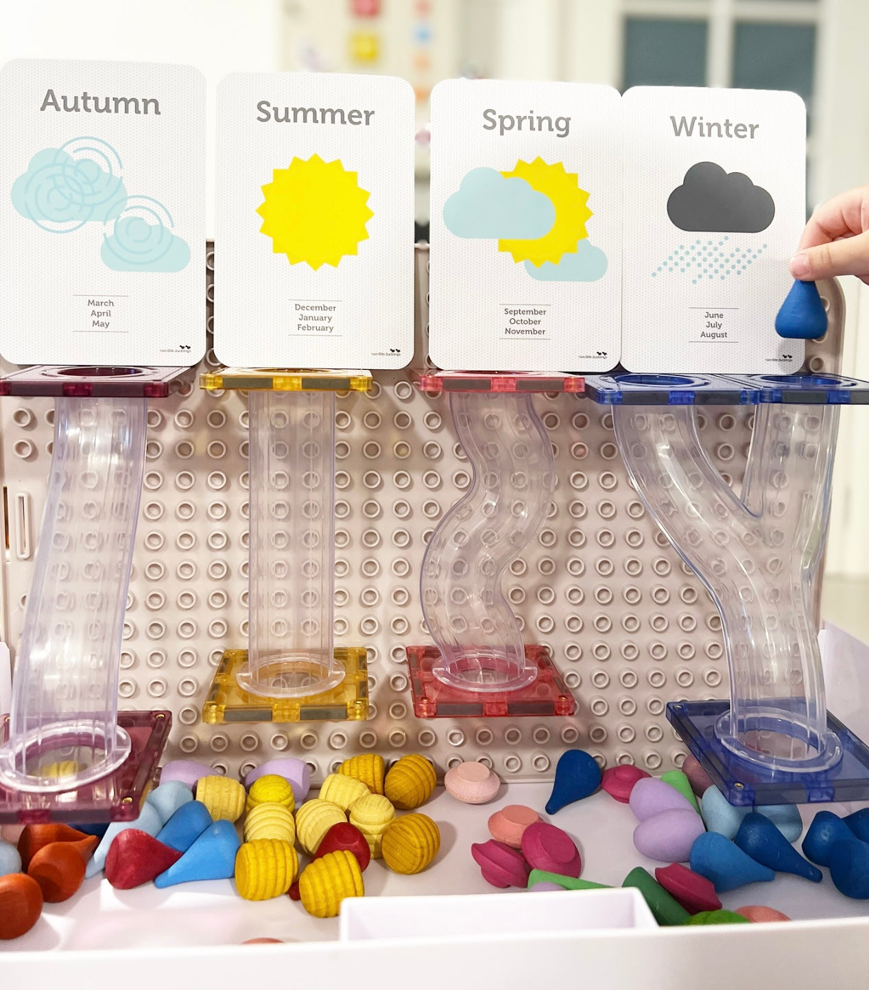 コネクティクス パステル 106 Piece Ball Run Pack Pastel Connetix