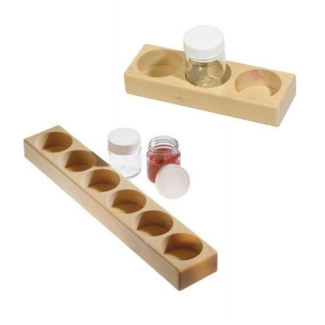 Wooden Glass Jar Holder Little Toy Tribe