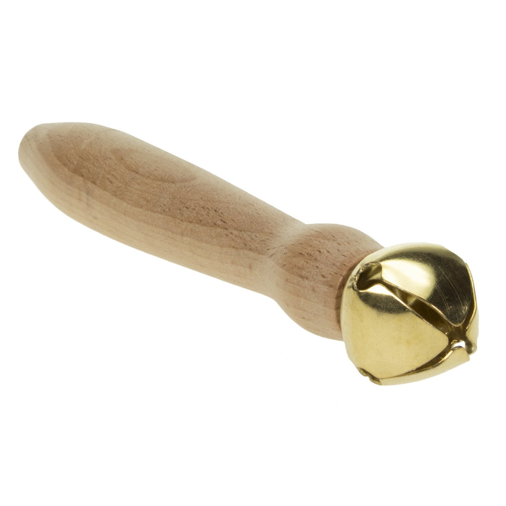 Single Bell on Wooden Handle