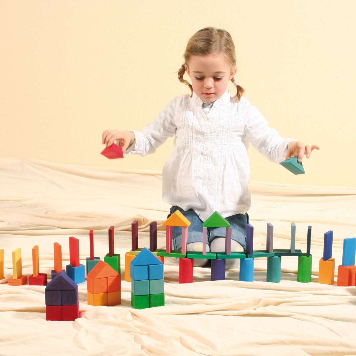 Grimm's Forms and Colours at Play Little Toy Tribe