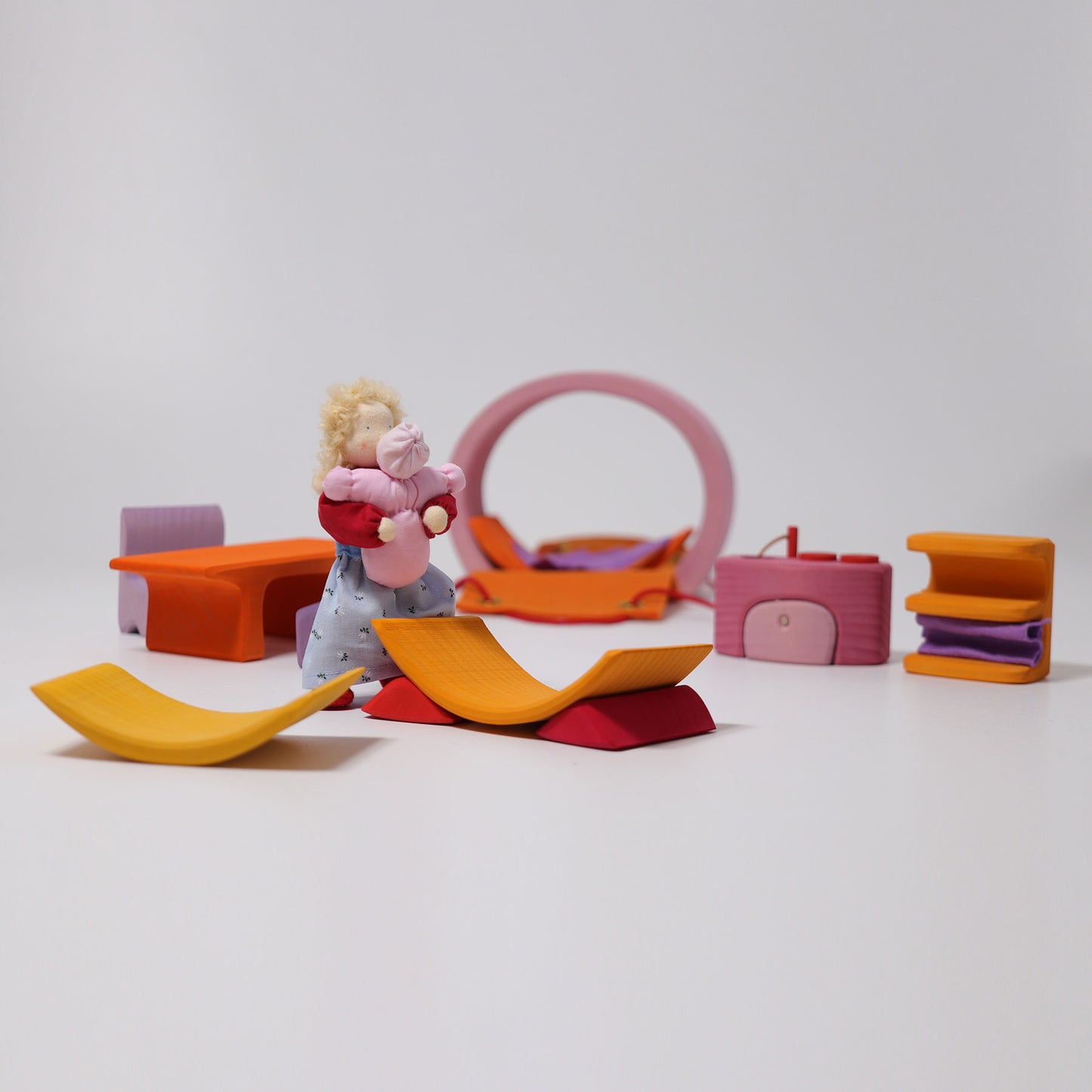 
                  
                    Grimm's Mobile Home Orange and Pink Step 6 Little Toy Tribe
                  
                