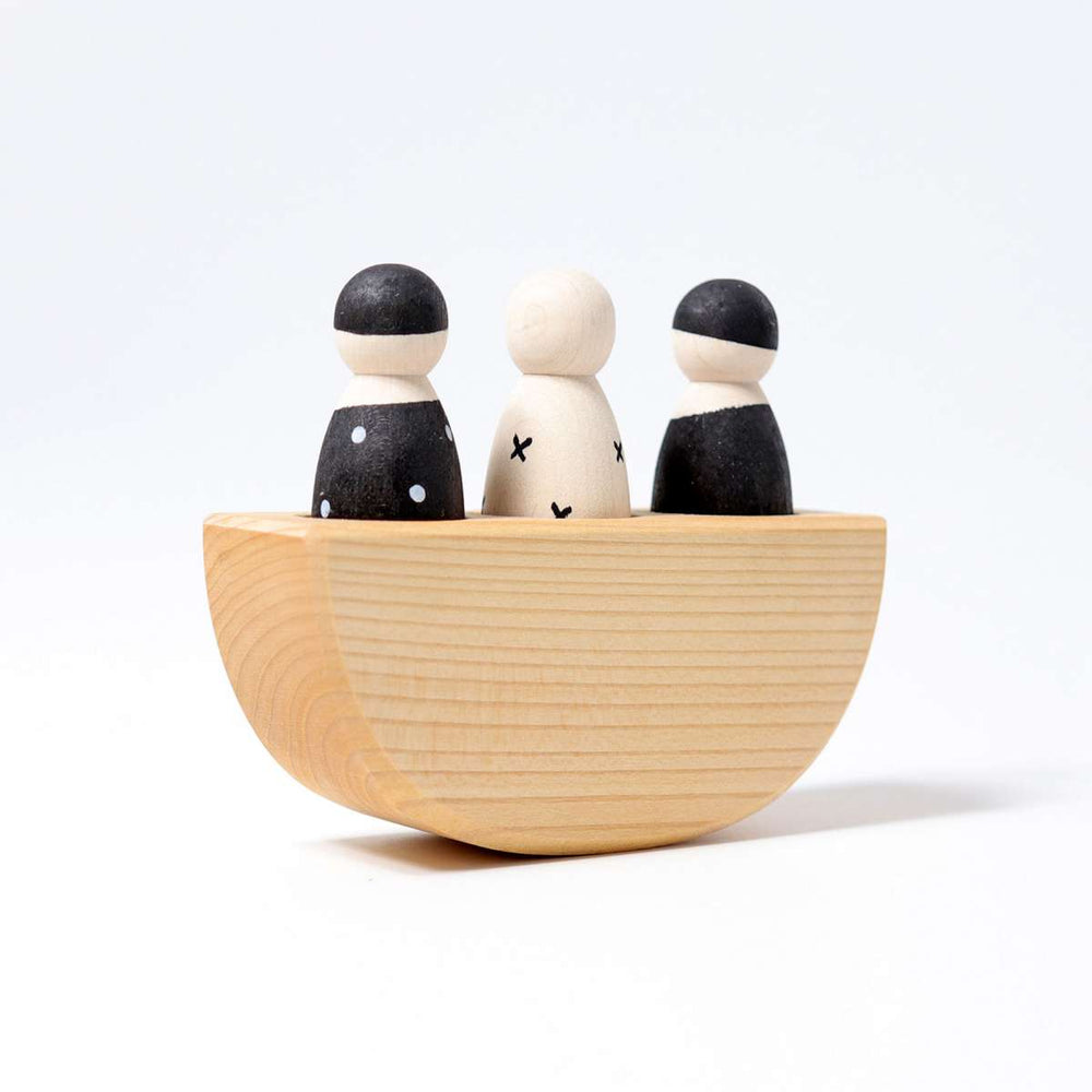 
                  
                    Grimm's 3 men in a boat Monochrome_little toy tribe 
                  
                