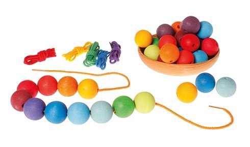 
                  
                    Grimm's Rainbow Strings for Threading With Beads Little Toy Tribe
                  
                