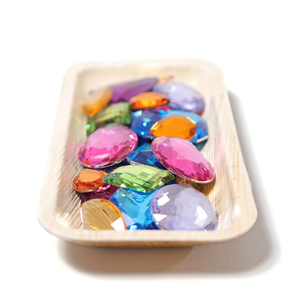 Grimm's 28 Giant Acrylic Glitter Stones  Little Toy Tribe