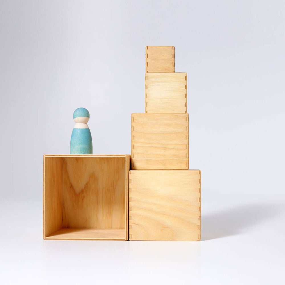 
                  
                    Grimm's Natural Stacking Boxes Stacked Little Toy Tribe
                  
                