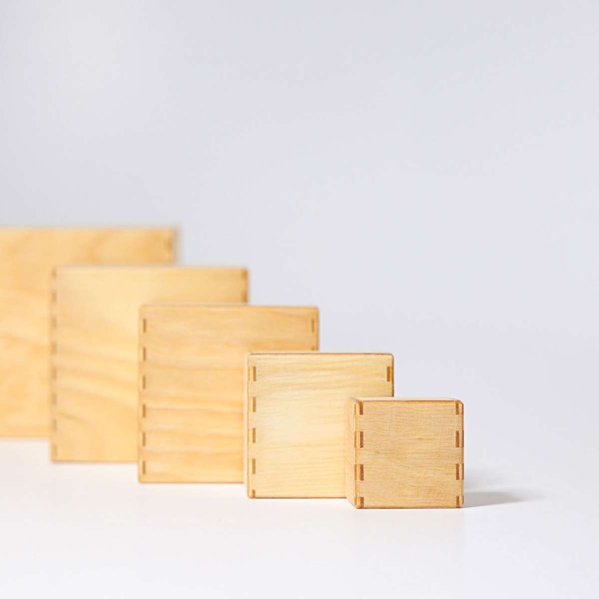 Grimm's Natural Stacking Boxes Side Little Toy Tribe