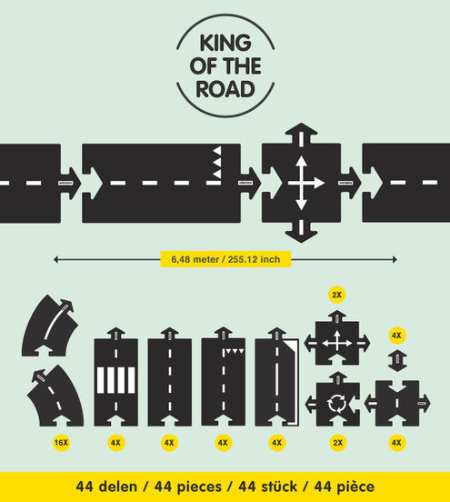 
                  
                    Waytoplay King of the Road 40 pieces
                  
                