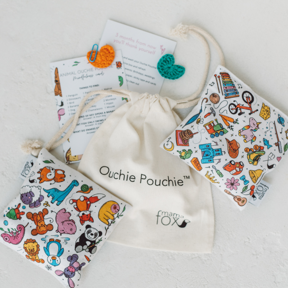 
                  
                    Ouchie Pouchie Animal & Toy Print - 2 Pack
                  
                