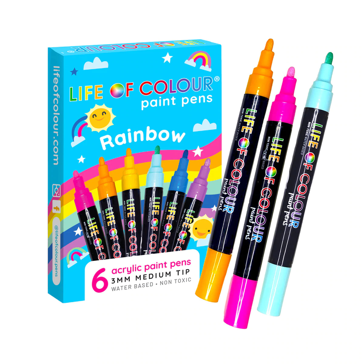 
                  
                    Paint Pens Medium Tip - Rainbow
                  
                