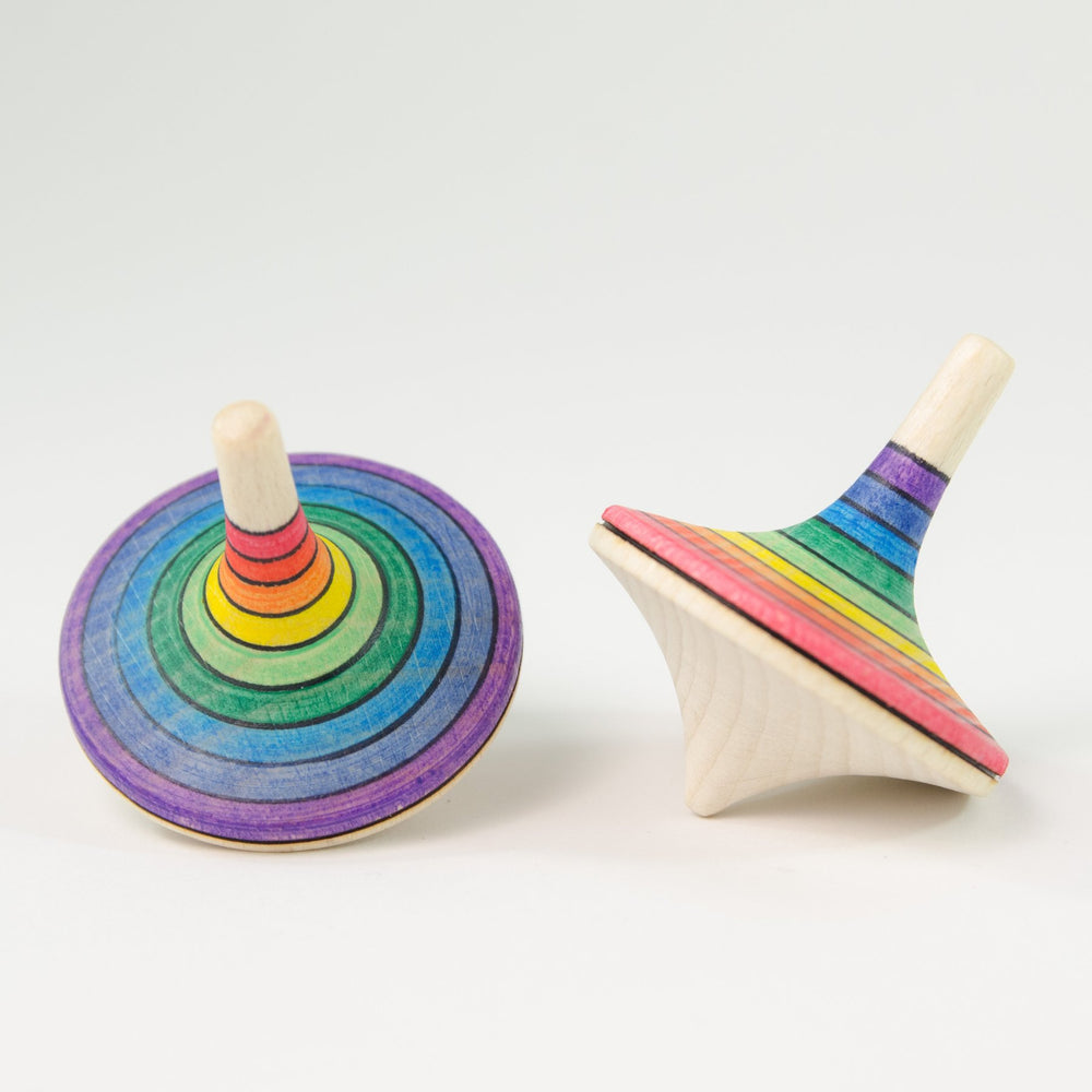 
                  
                    Mader _ large rallye spinning top rainbow red top and bottom _ Little Toy Tribe
                  
                