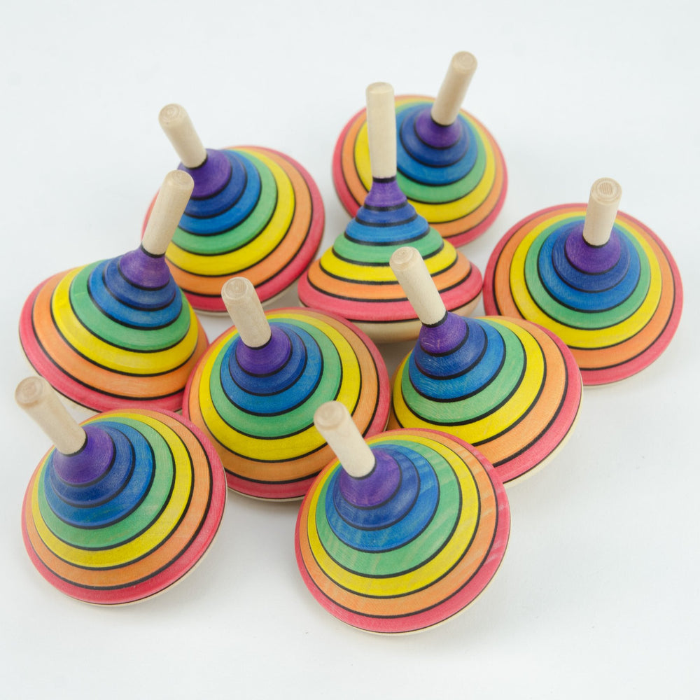 
                  
                    Mader _ rainbow spinning top multiple _ Little Toy Tribe
                  
                