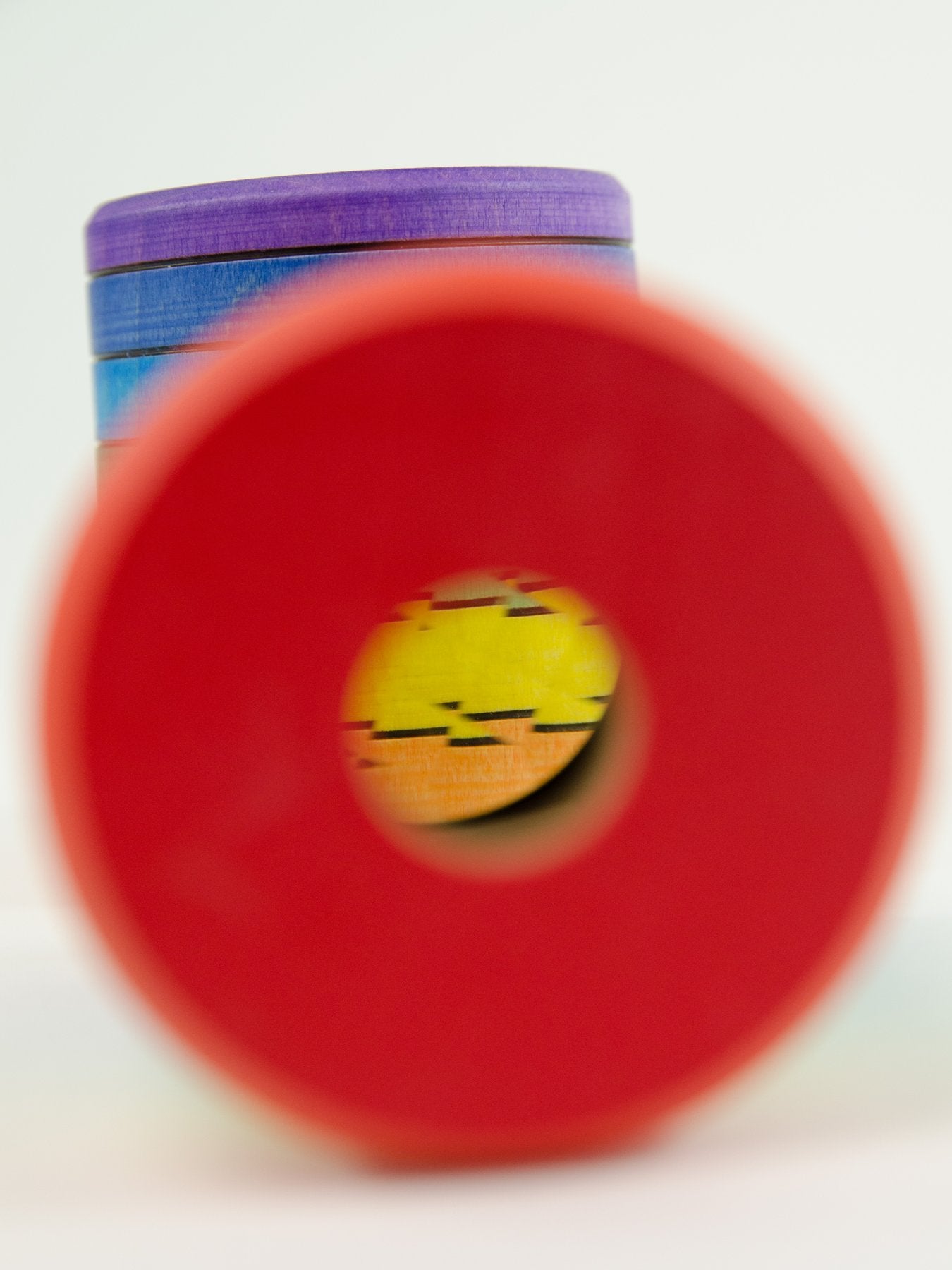 Mader _ rainbow sun catcher eye piece view _ Little Toy Tribe