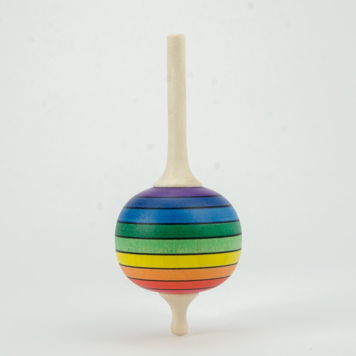 Mader _ spinning lolly spinning top rainbow top _ Little Toy Tribe