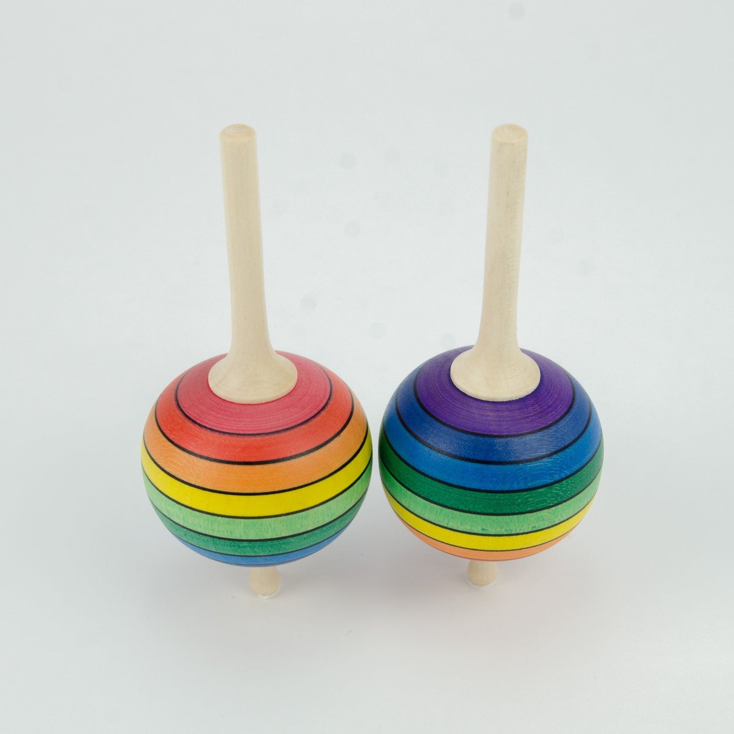 Mader _ spinning lolly spinning top rainbow top together top _ Little Toy Tribe
