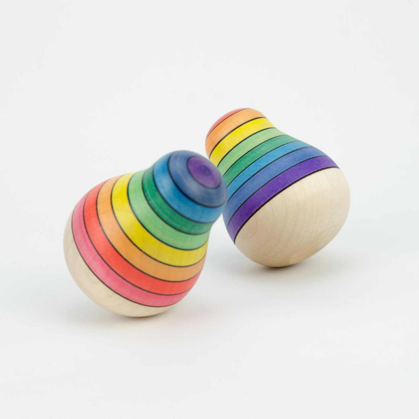 Mader roly poly rainbow pear both on lean _ Little Toy Tribe