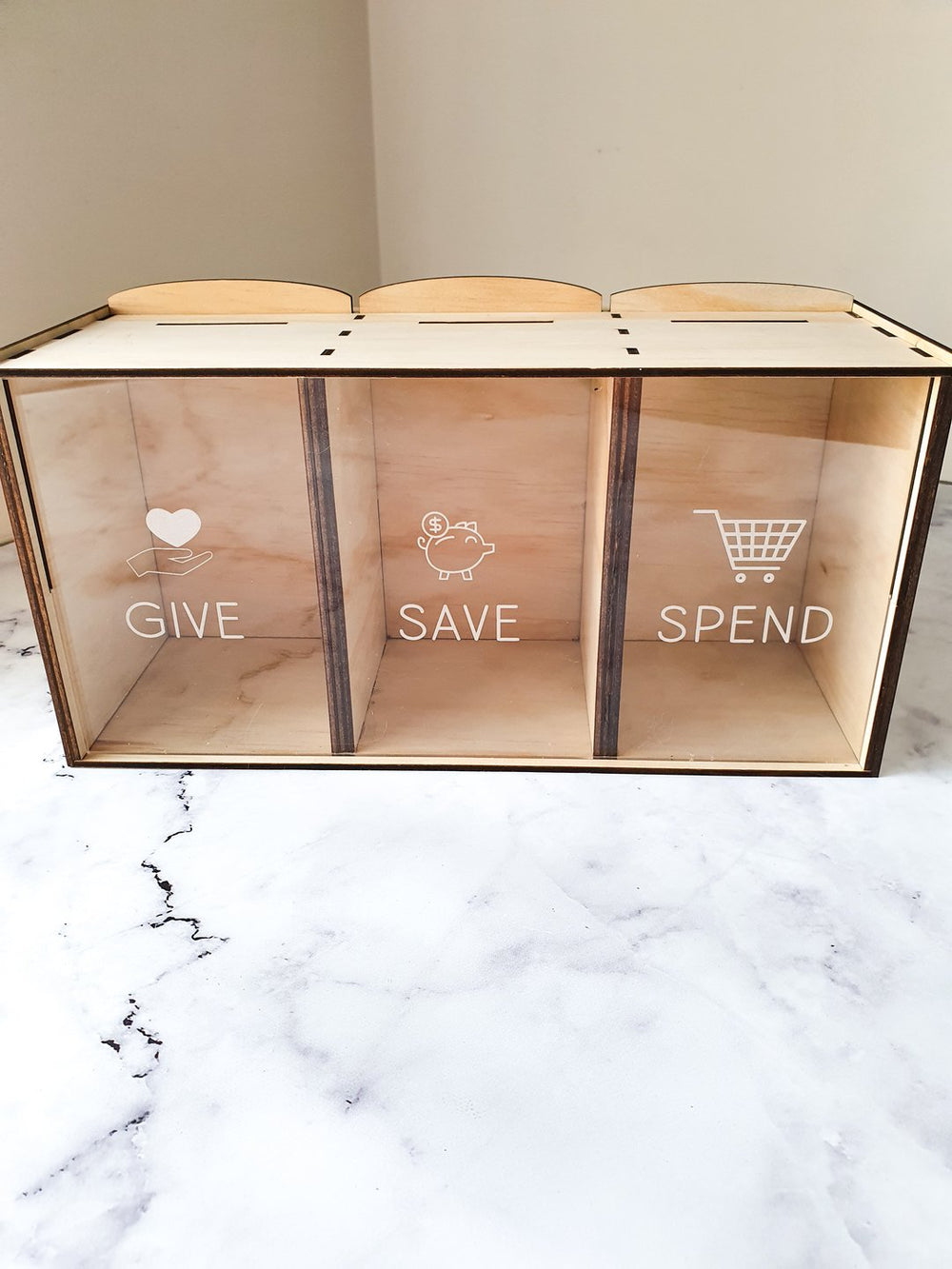 Give, Save, Spend Money Box