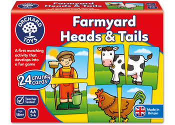 
                  
                    Orchard Games - Farmyard Heads and Tails - Little TOy Tribe
                  
                