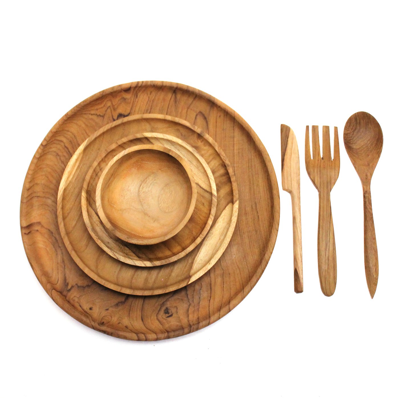 
                  
                    Papoose Wooden Plates, Bowl and Cutlery Set
                  
                