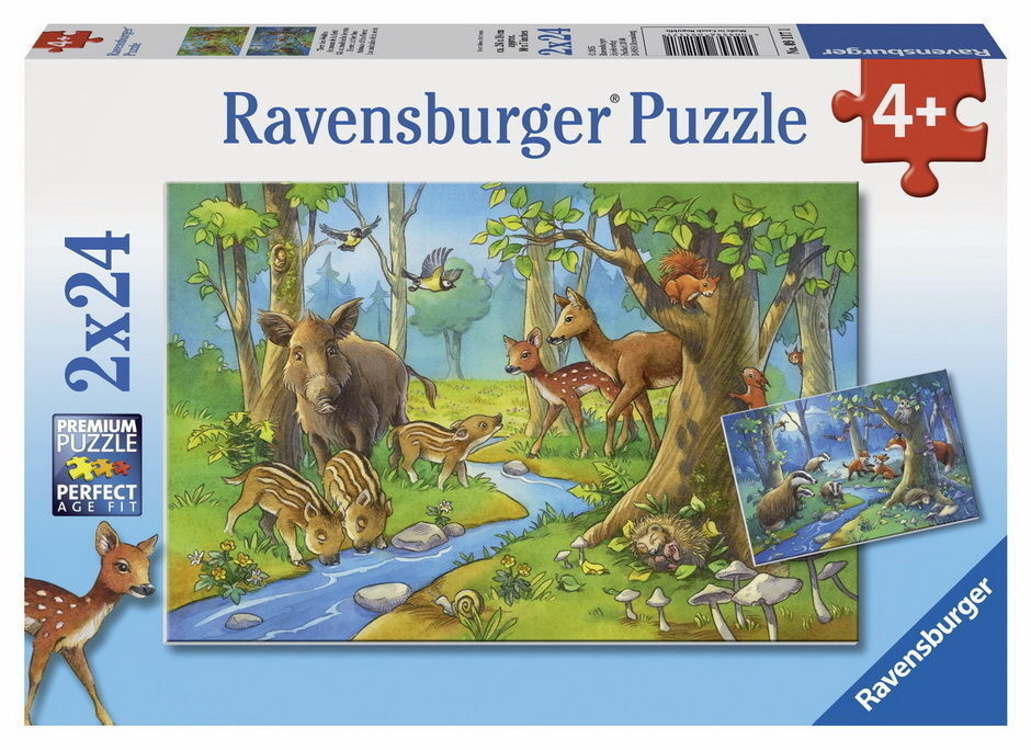 
                  
                    Ravensburger Puzzle 2x24pc
                  
                