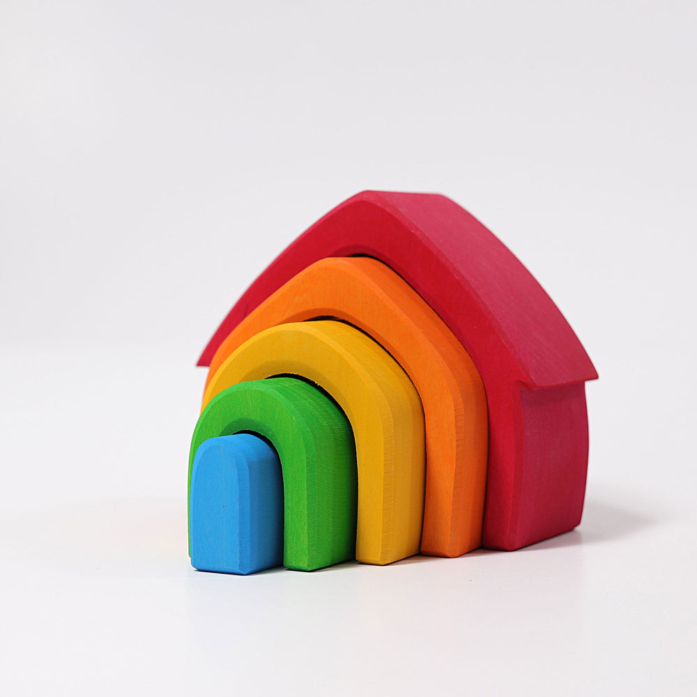 
                  
                    Grimm's Rainbow Stacking Houses Little Toy Tribe
                  
                
