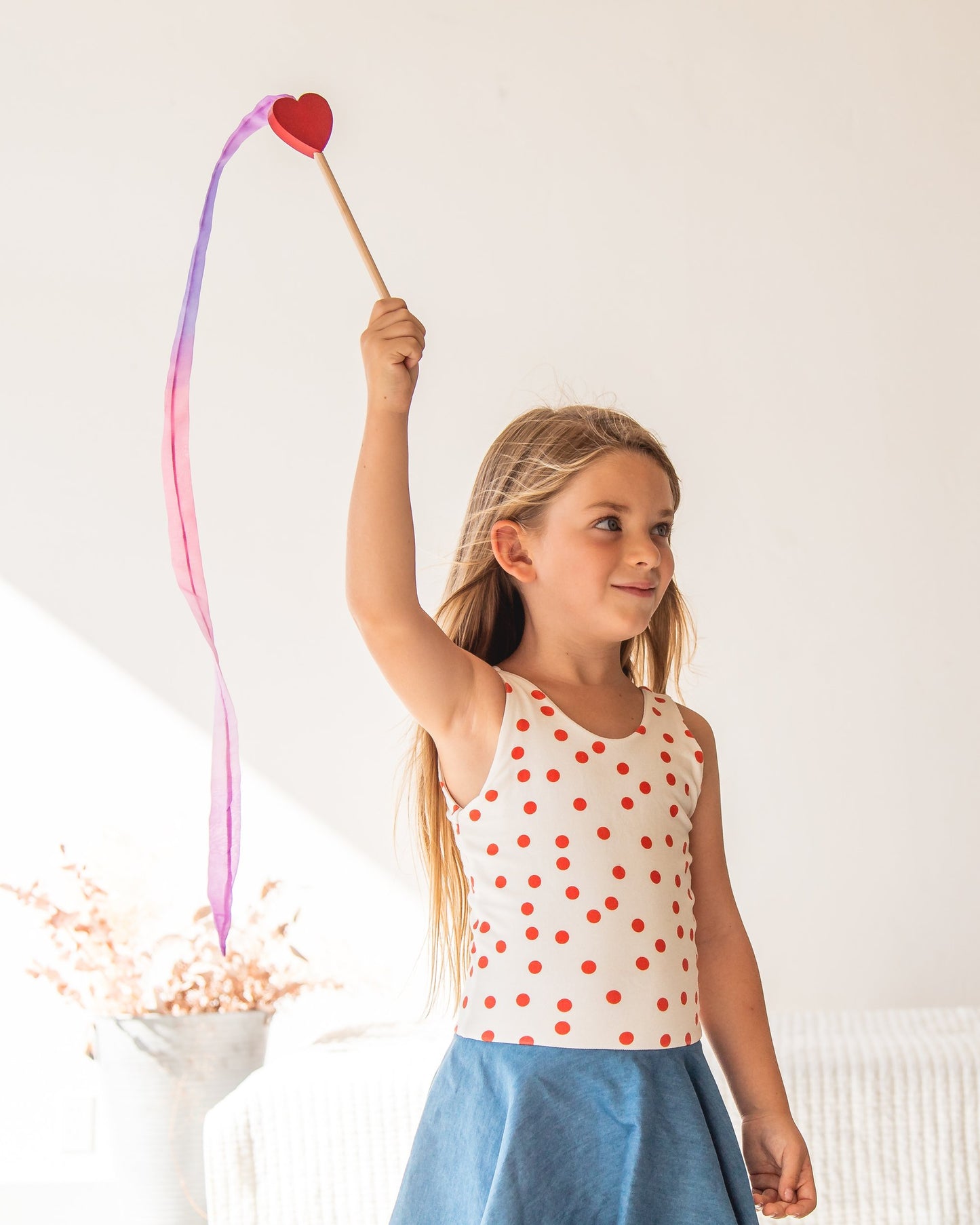 Sarah's Silks _ Mini Streamer Heart at Play _ Little Toy Tribe