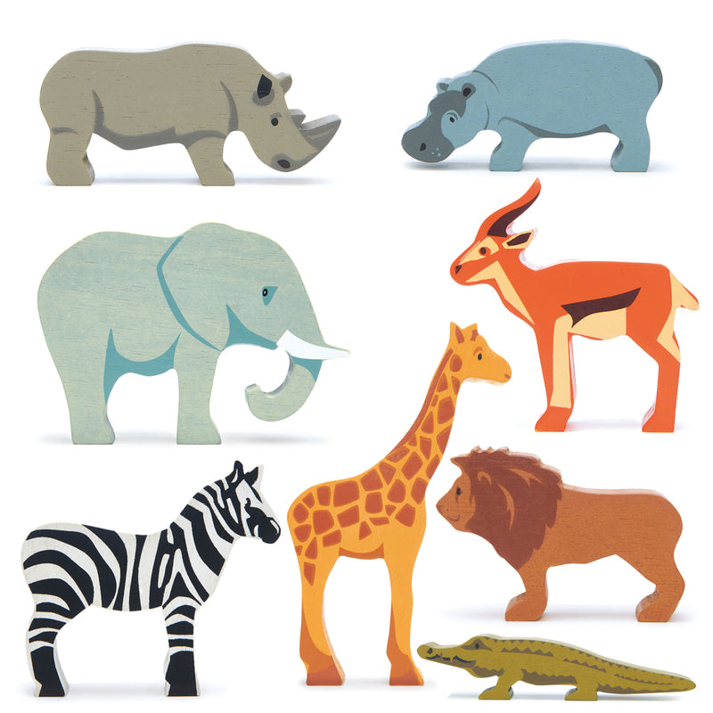 Wooden Animals - Safari