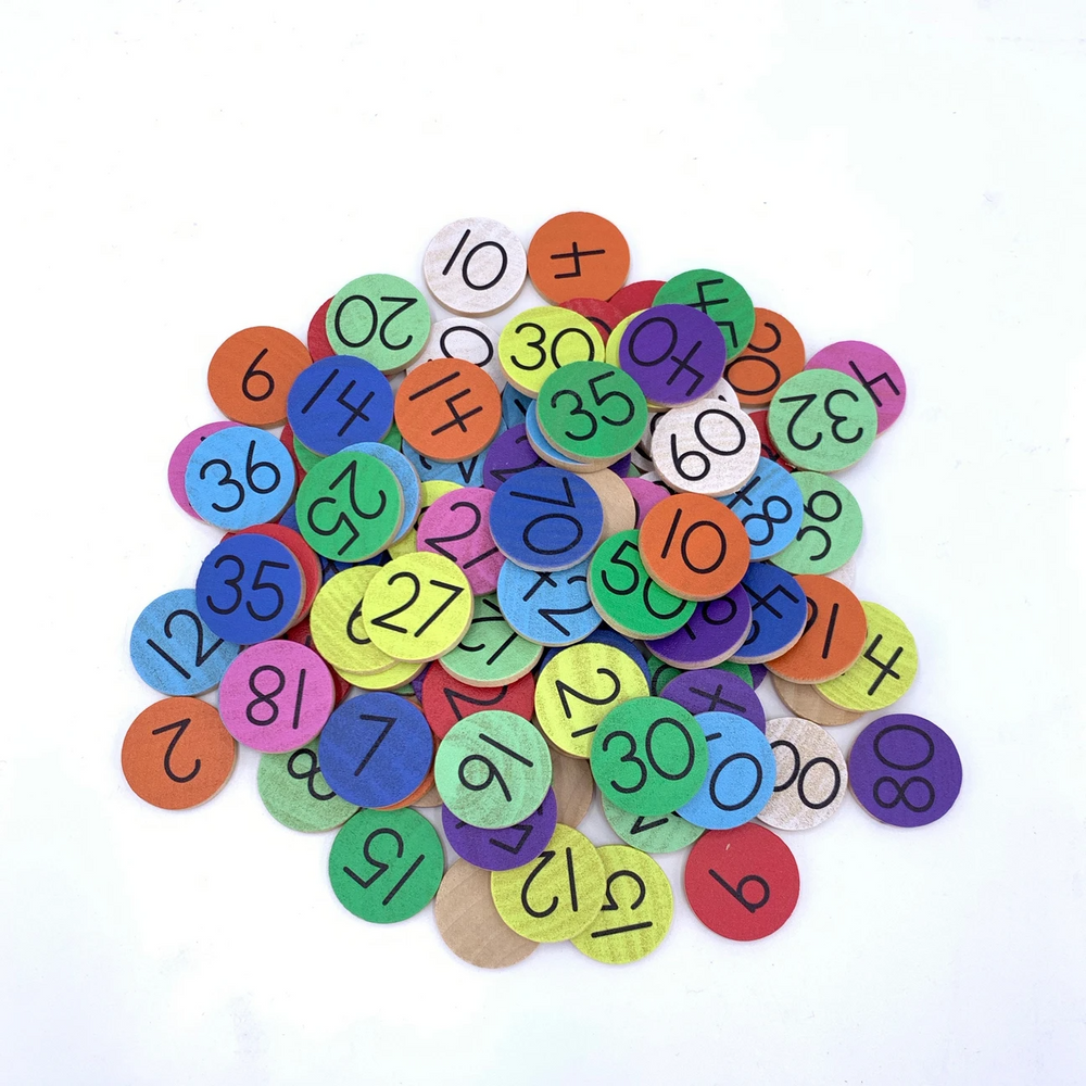 
                  
                    Multiplication Table Coins with Pegs
                  
                