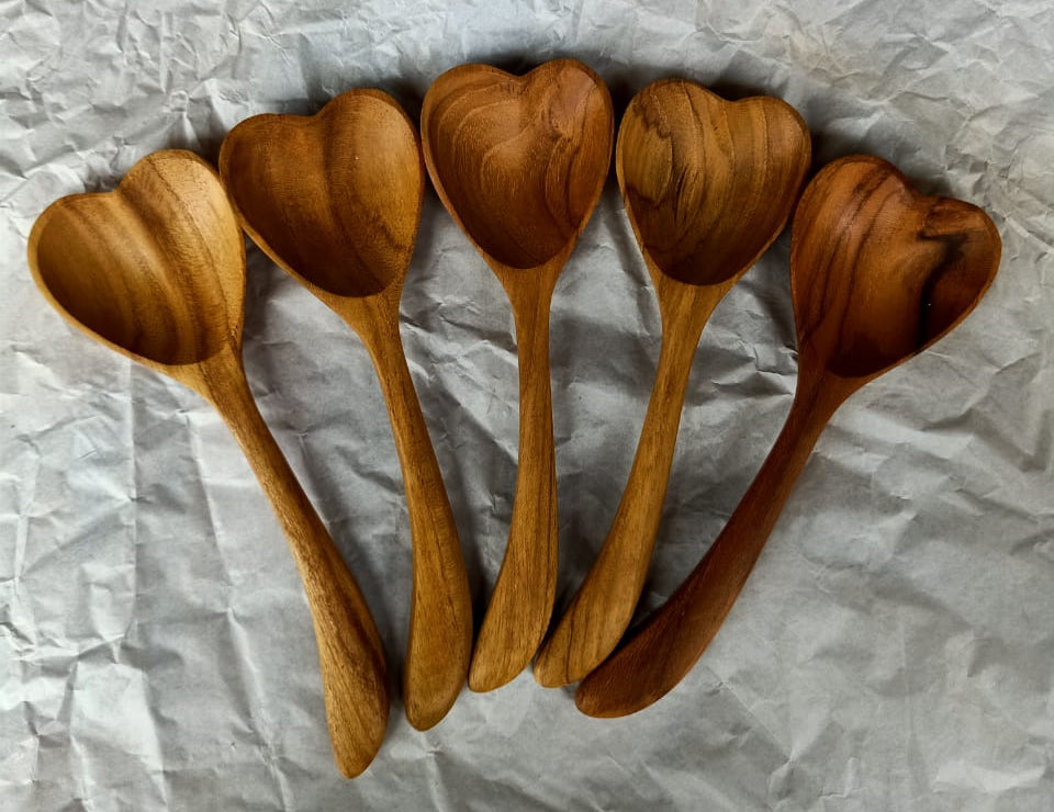 
                  
                    Papoose Teak Heart Spoon
                  
                