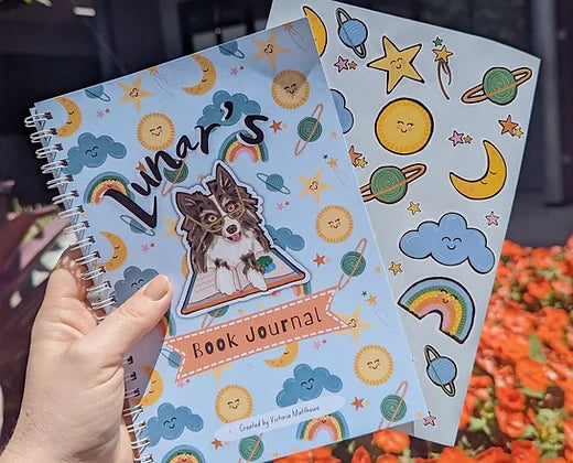 
                  
                    Lunar's Book Journal and Sticker Sheet
                  
                