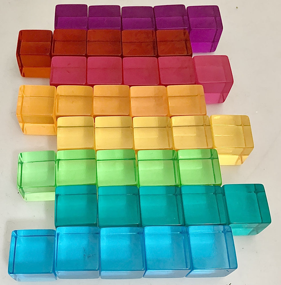 
                  
                    Papoose Bright Lucite Cubes 40pcs
                  
                
