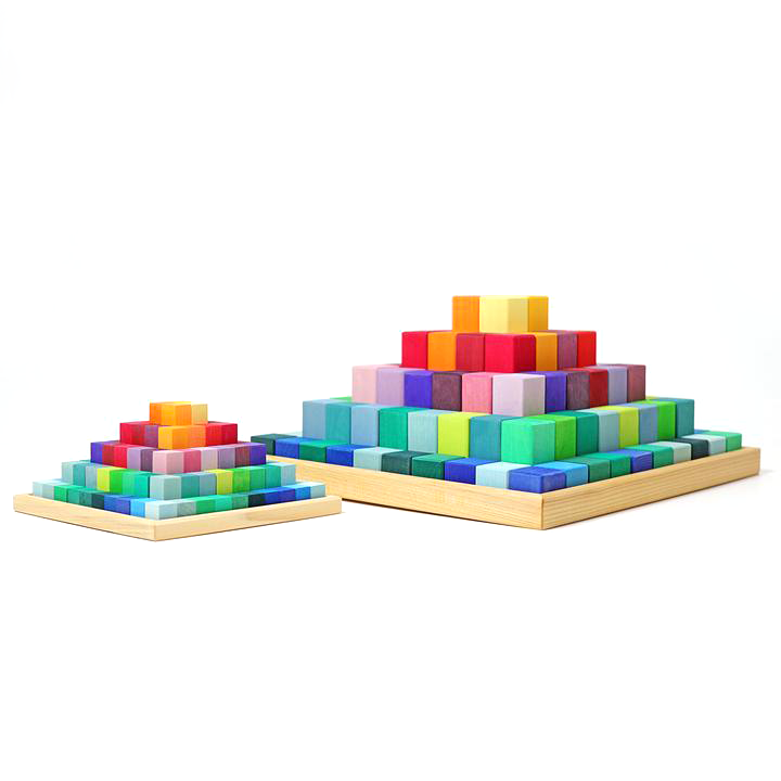 Grimm's Small Stepped Pyramid Little Toy Tribe