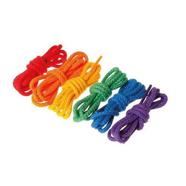 Grimm's Rainbow Threading Strings Grimm's Spiel and Holz Design Little Toy Tribe