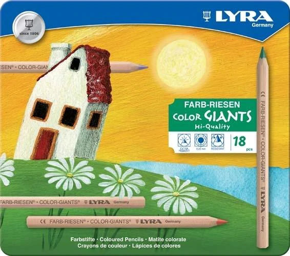 
                  
                    Lyra Colour Giants - 18 Pencils in a Tin
                  
                