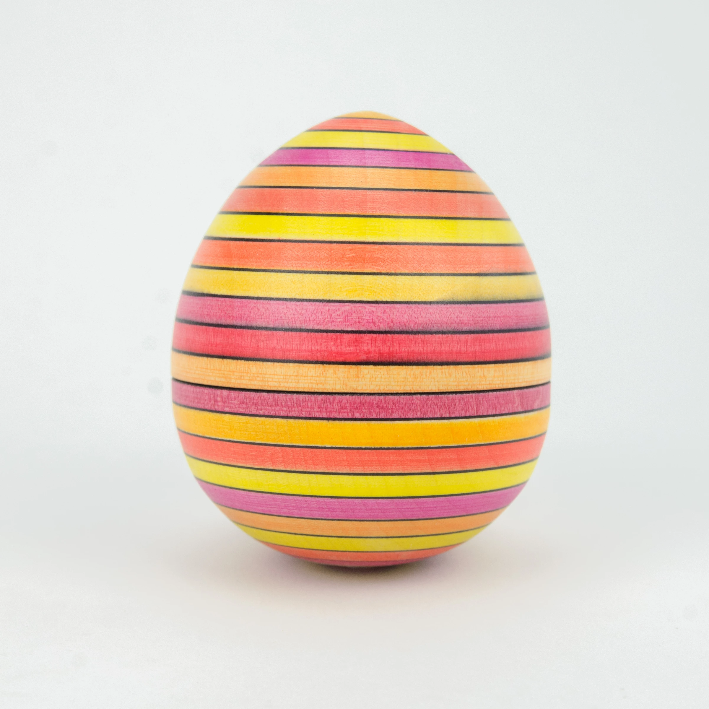 Hollow Wooden Easter Egg