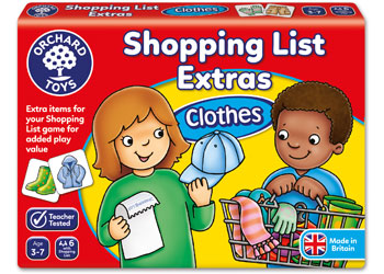 Orchard Game - Shopping List Extras Clothes