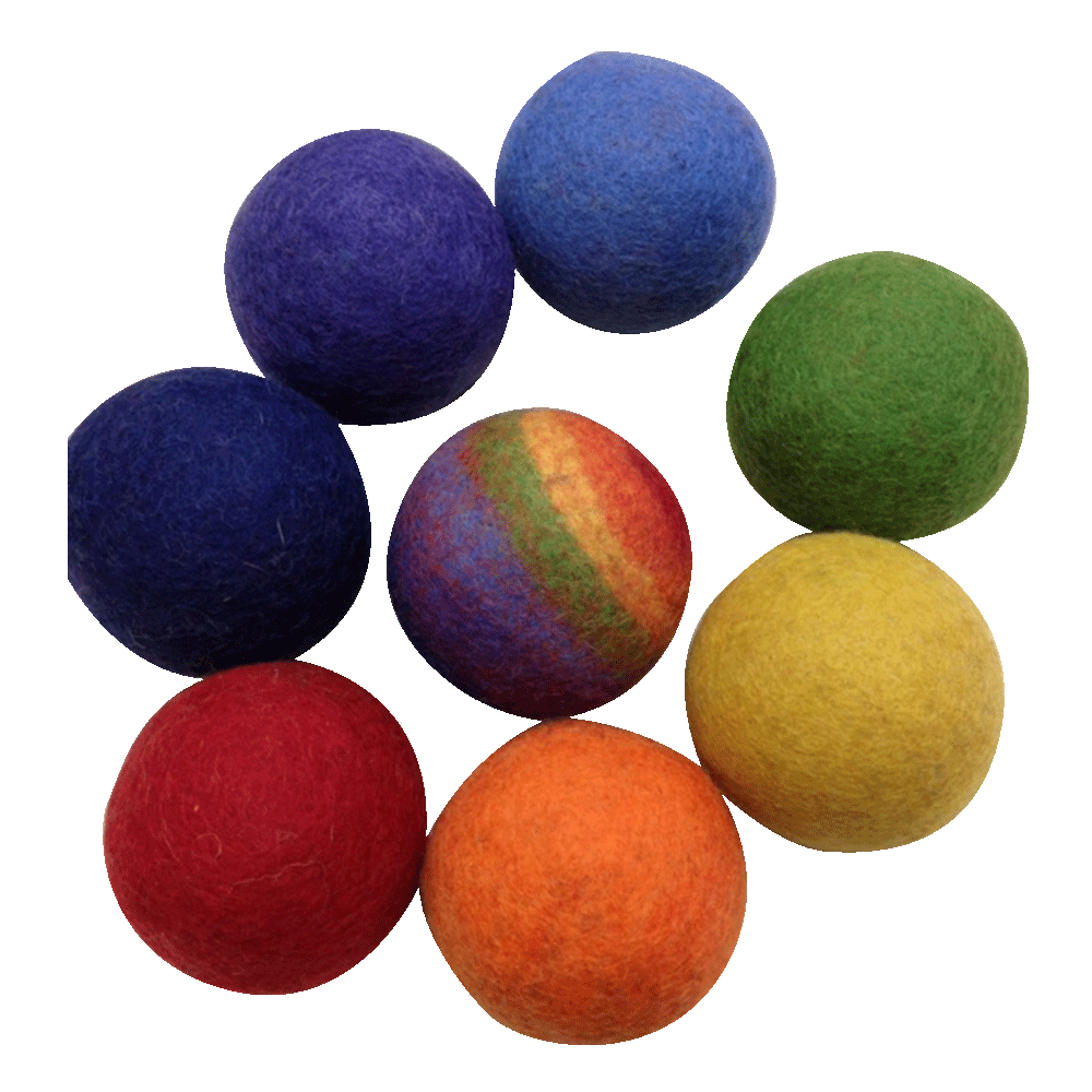 Single Papoose Felt Ball - 7cm