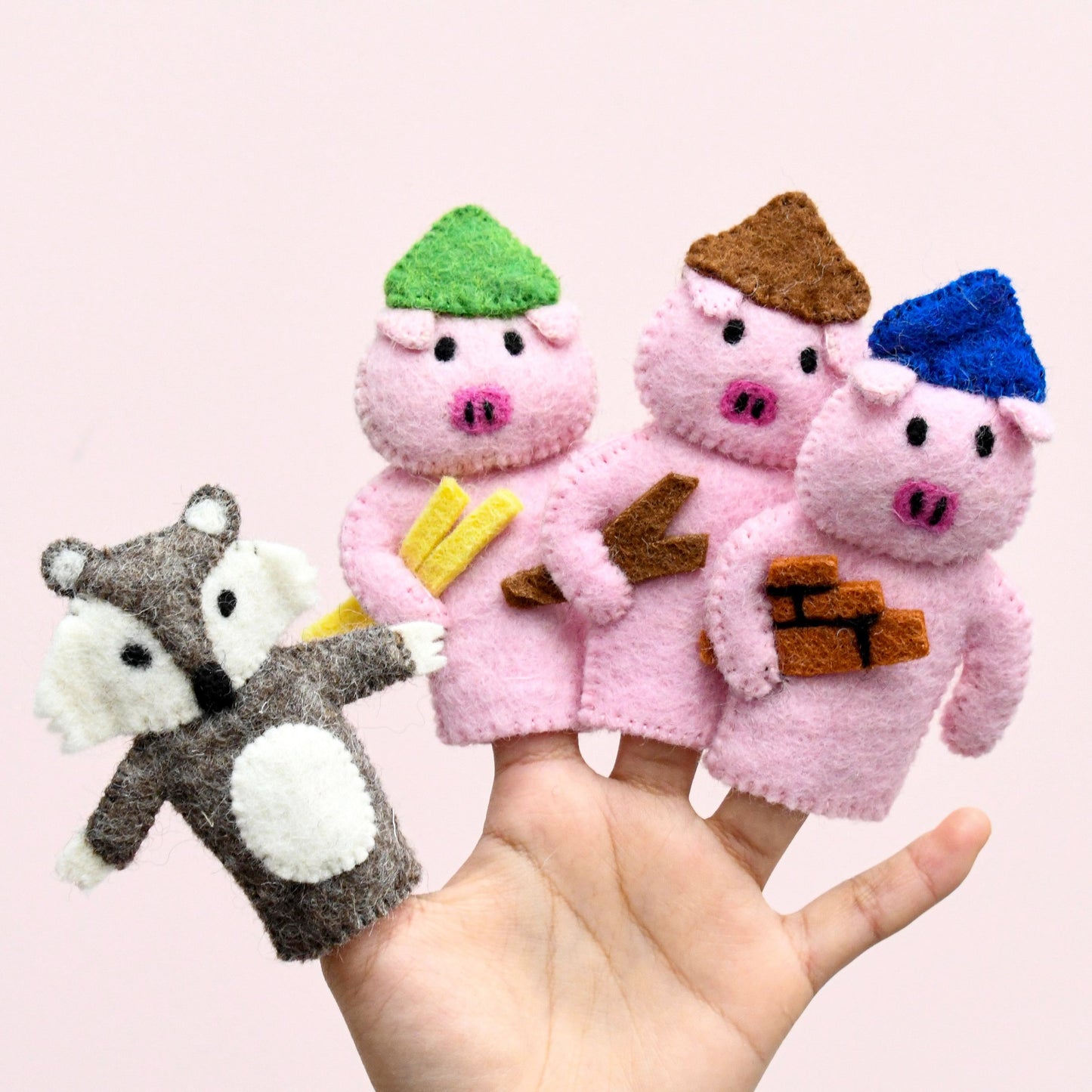 
                  
                    Finger Puppet Set - 3 Little Pigs
                  
                