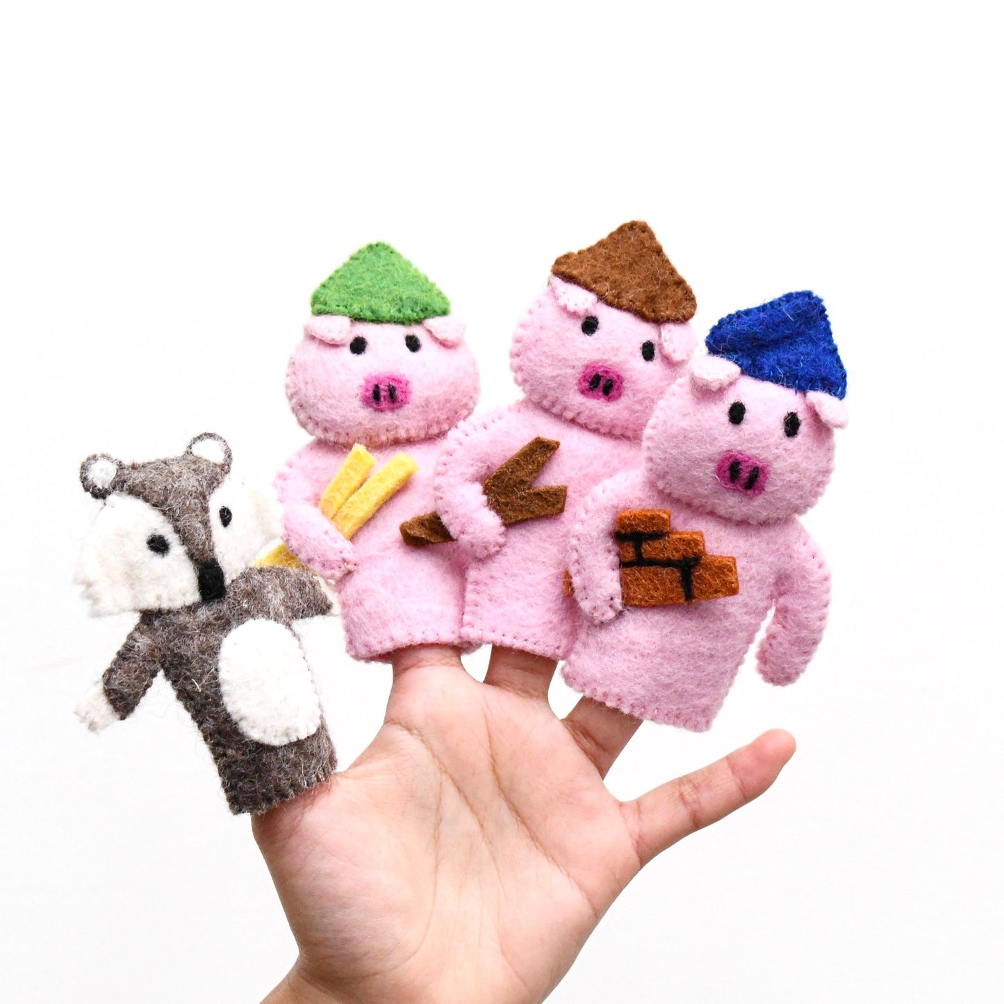 
                  
                    Finger Puppet Set - 3 Little Pigs
                  
                