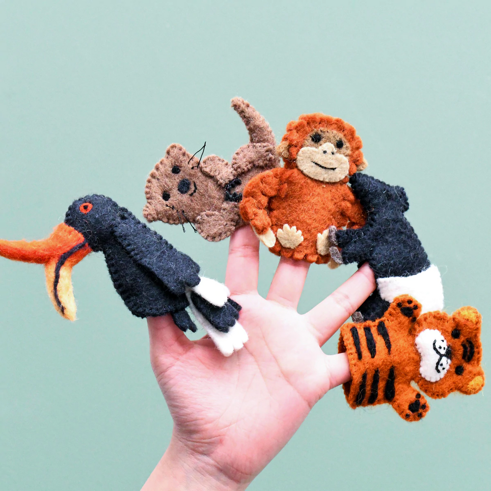 
                  
                    Finger Puppet Set - Asian Tropical Rainforest Animals
                  
                