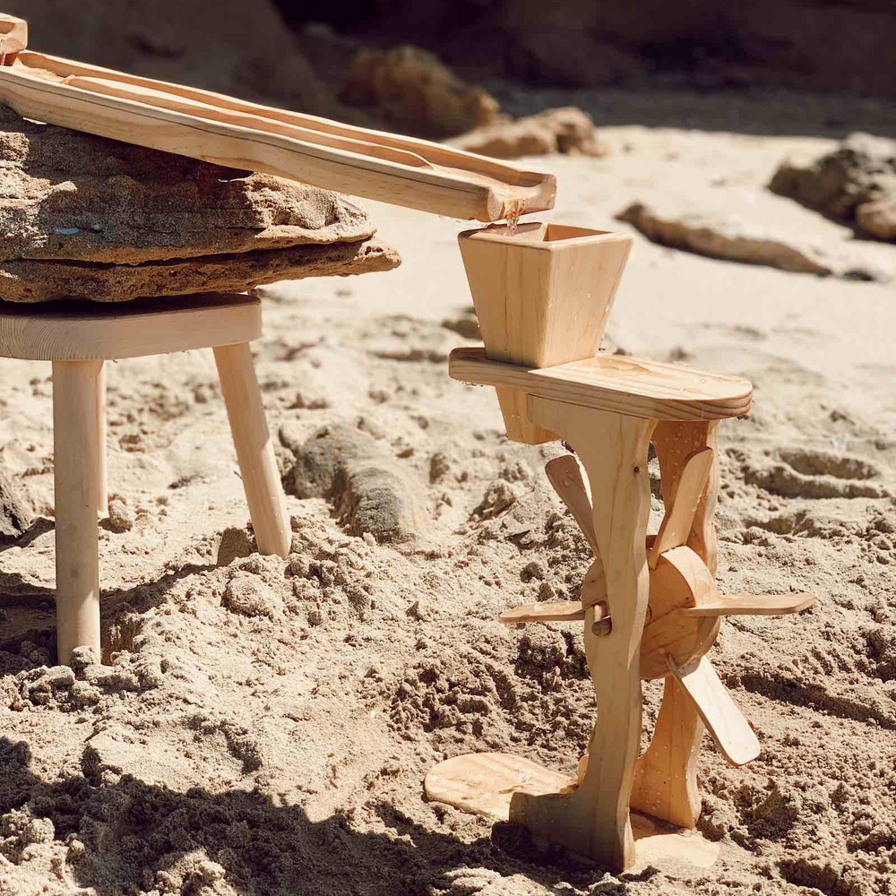 Wooden Water & Sand Wheel