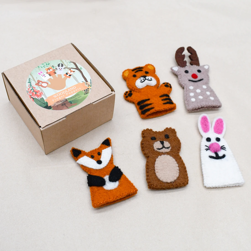 Finger Puppet Set - Woodland Animals – Little Toy Tribe